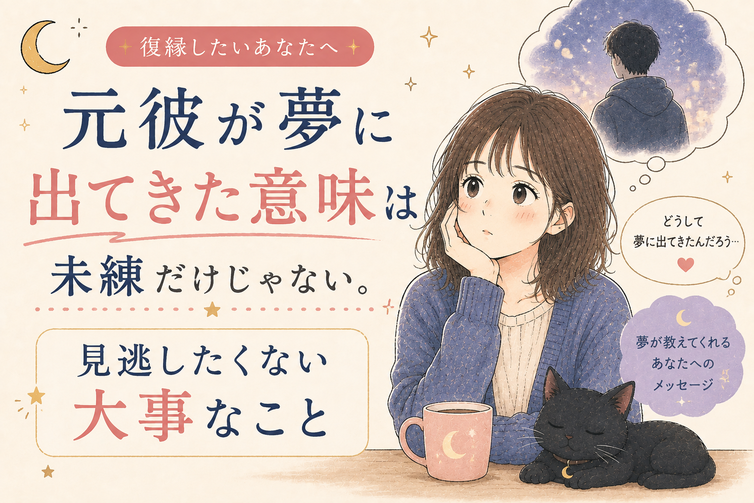 元彼が夢に出てきた意味は未練だけじゃない