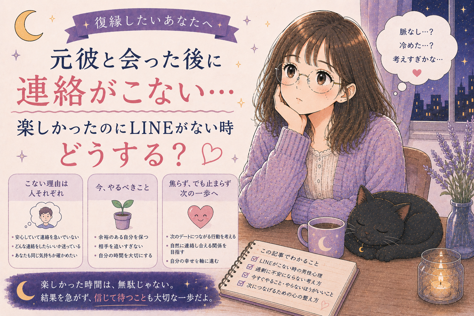 元彼と会った後に連絡がない