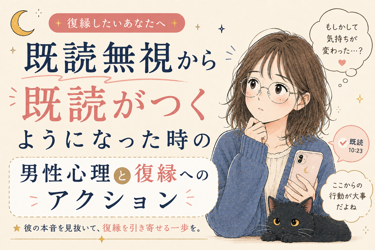 既読無視から既読がつくようになった時の男性心理と復縁へのアクション