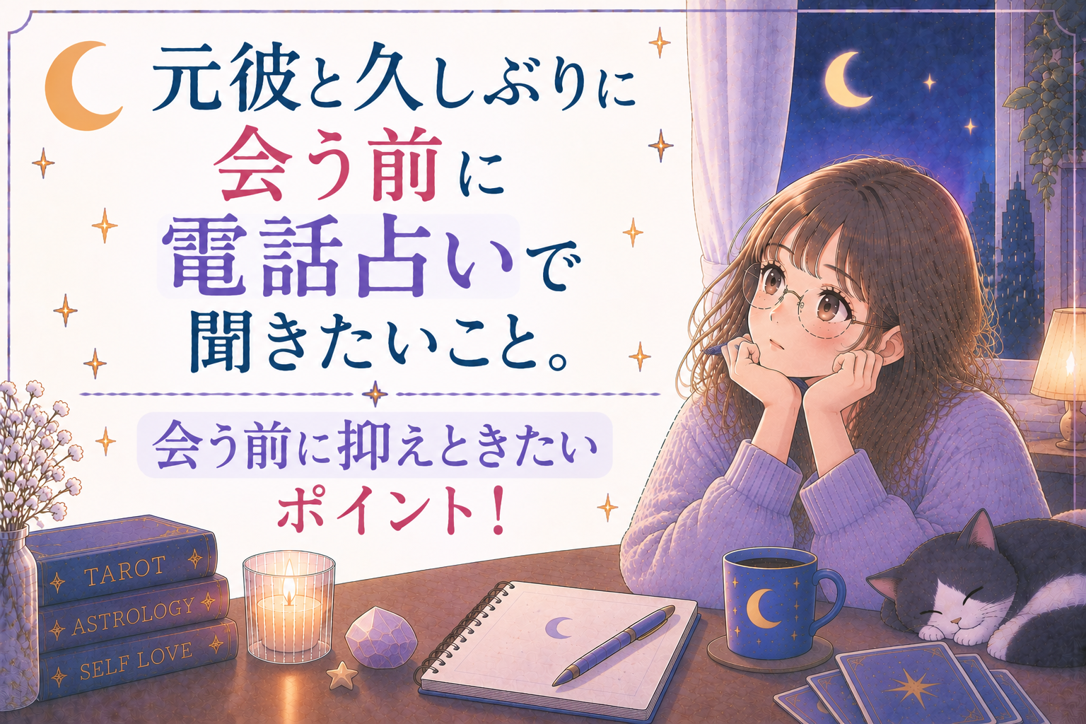 元彼と久しぶりに会う前に電話占いで聞きたいこと。会う前に抑えときたいポイント！