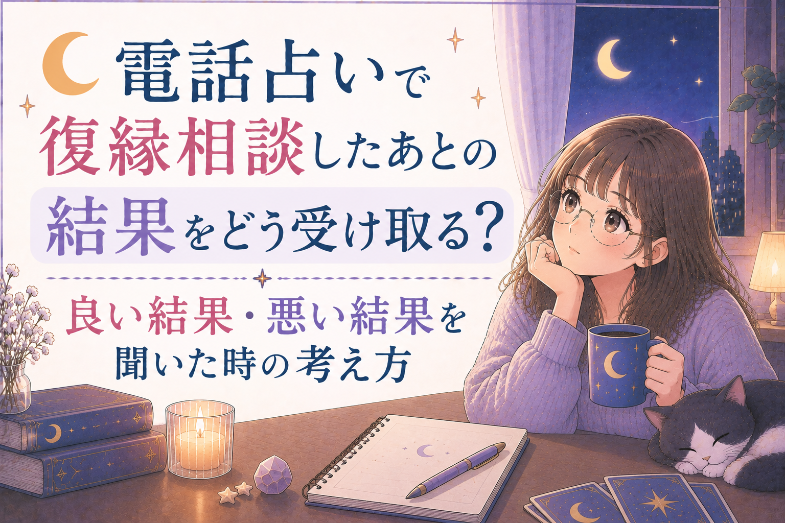 電話占いで復縁相談したあとの結果をどう受け取る？良い結果・悪い結果を聞いた時の考え方