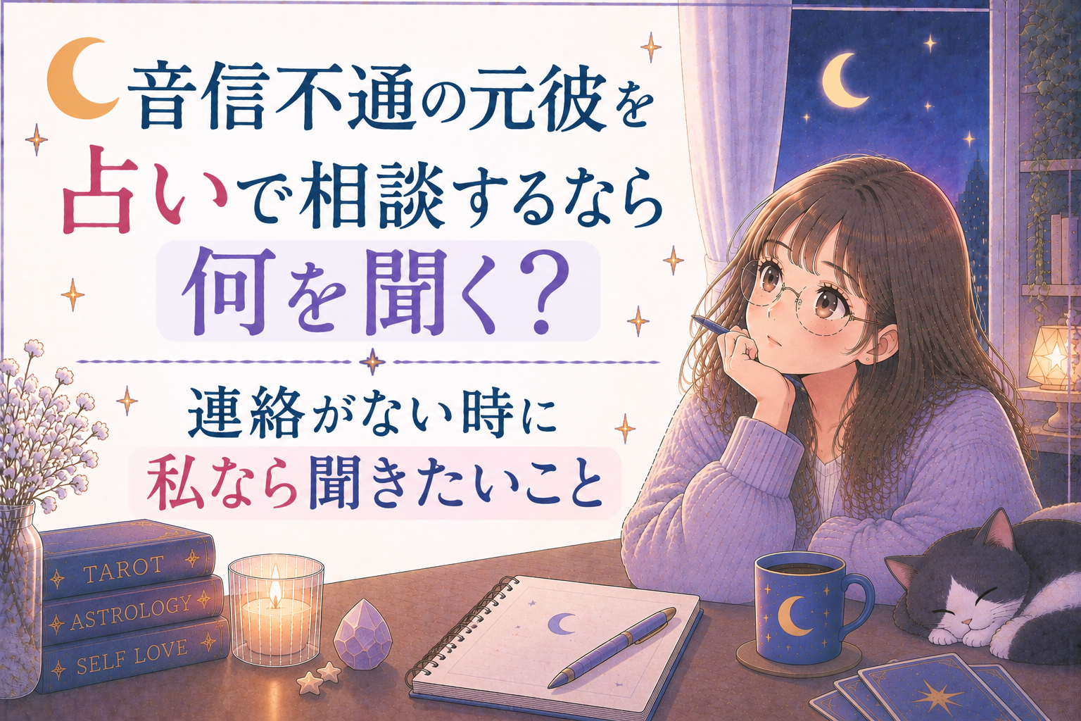 音信不通の元彼を占いで相談するなら何を聞く？連絡がない時に私なら聞きたいこと